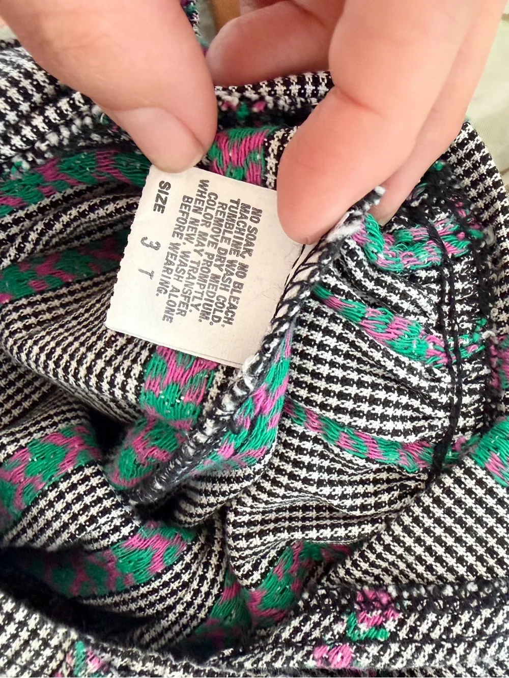 OshKosh B'gosh  rare carrousel Black Gingham Overall Dress VTG y2k